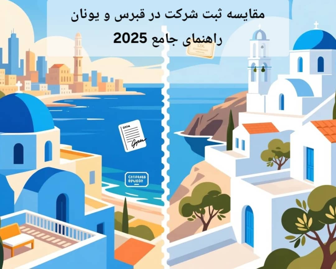 مقایسه ثبت شرکت در قبرس و یونان | راهنمای جامع 2025