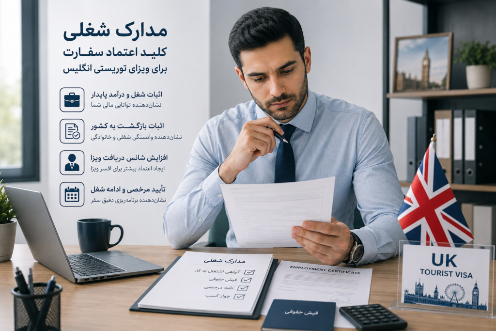 مدارک ویزای توریستی انگلیس برای ایرانیان؛ چک‌لیست کامل ۲۰۲۶
