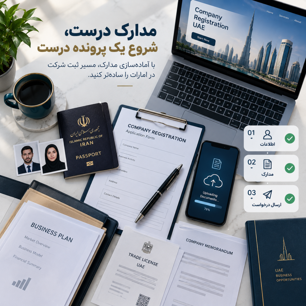 ثبت شرکت در امارات بدون حضور؛ شرایط، مراحل و مدارک