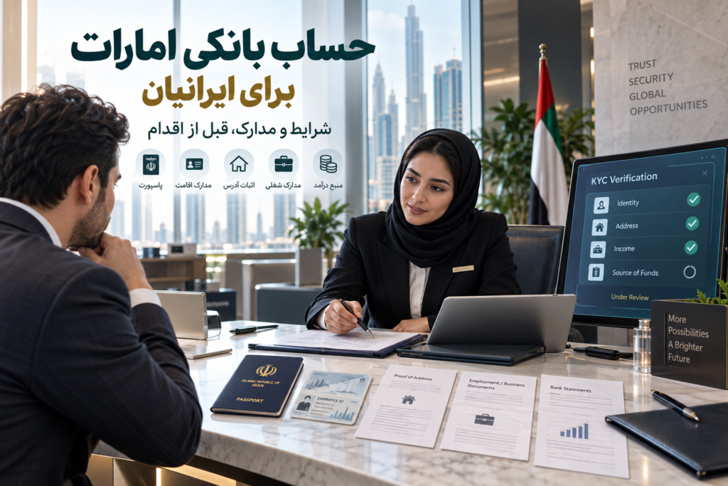حساب بانکی امارات برای ایرانیان؛ شرایط و مدارک افتتاح حساب