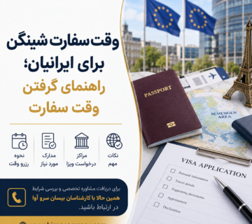 وقت سفارت شینگن برای ایرانیان؛ راهنمای گرفتن وقت سفارت